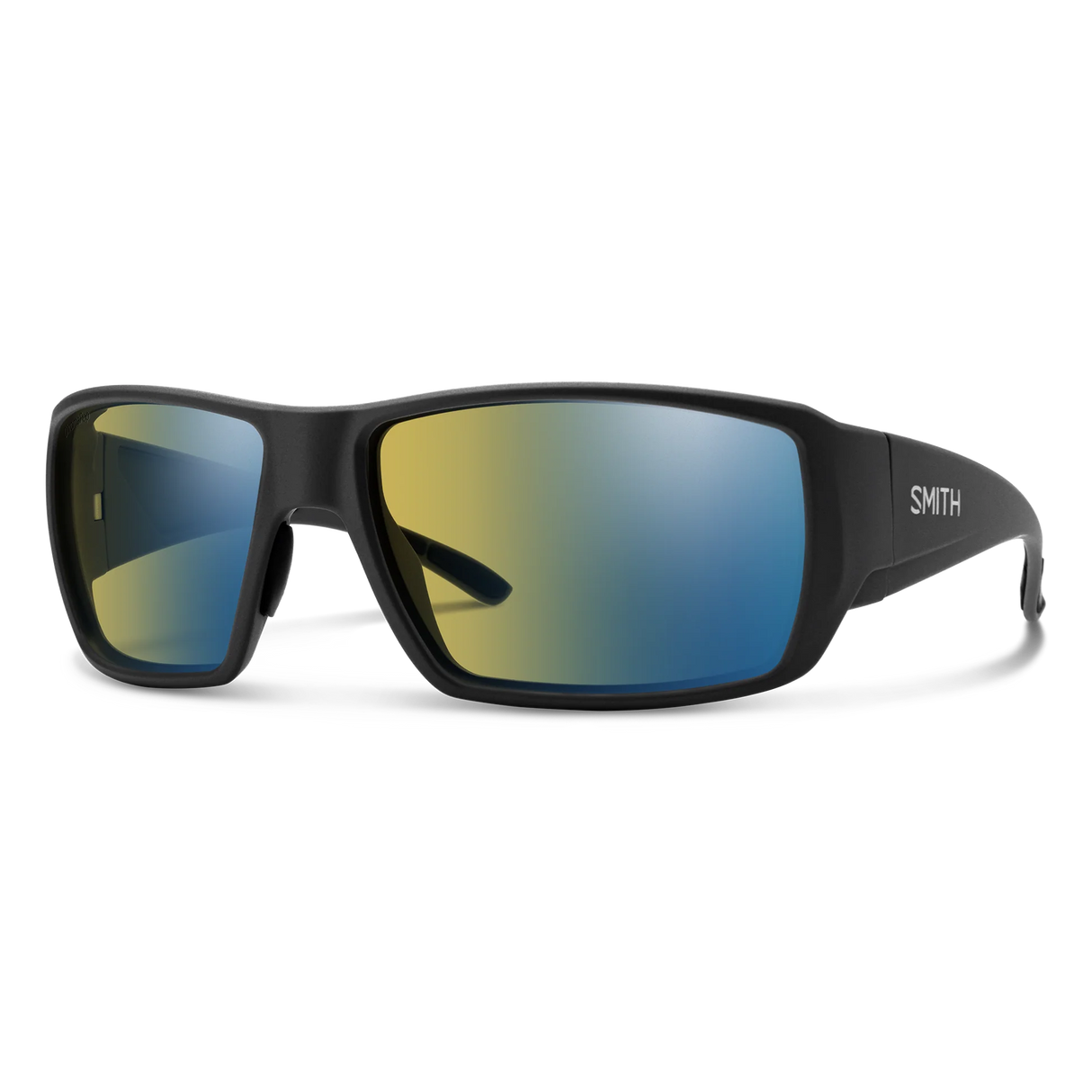 Smith Optics Guide's Choice XL Matte Black/ChromaPop Glass Polarchromic Yellow Blue Mirror
