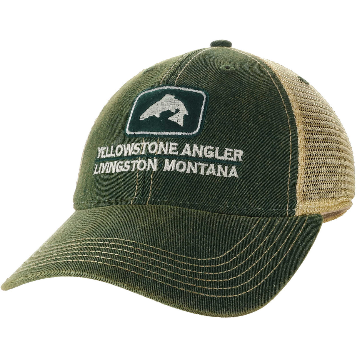 Yellowstone Angler "Old Favorite" Trout Icon Logo Hat - YOUTH
