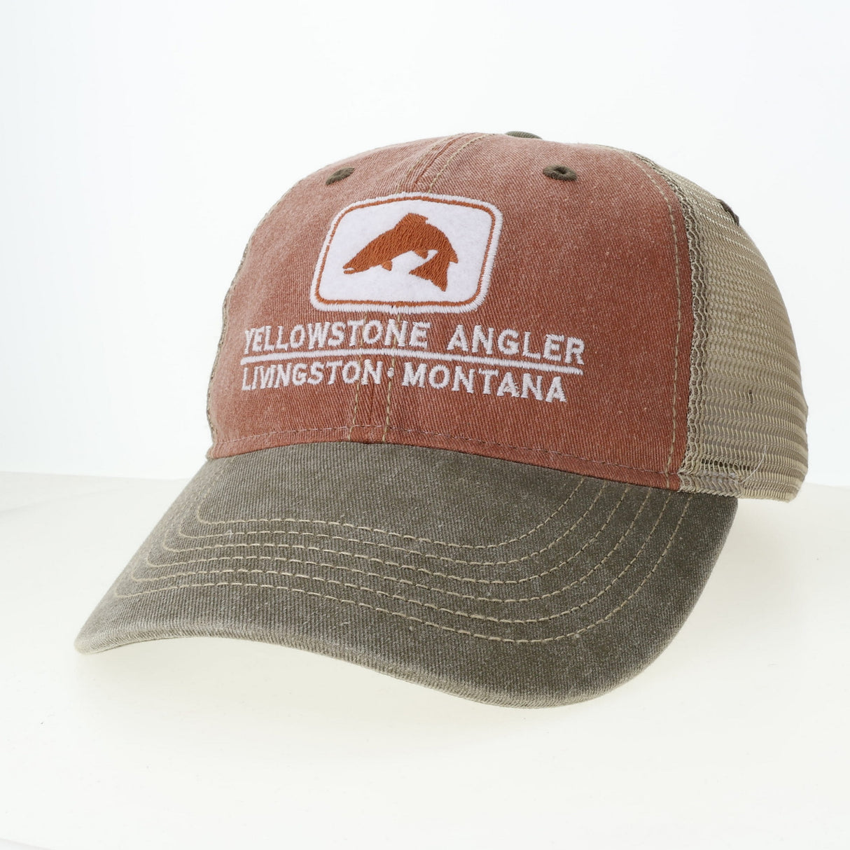Yellowstone Angler Legend Vintage Wash Trucker Cap