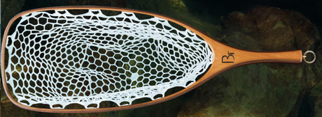 Blue Ribbon Nets Missouri-Large Walnut/Cherry Standard Handle Gen Rubber image 0