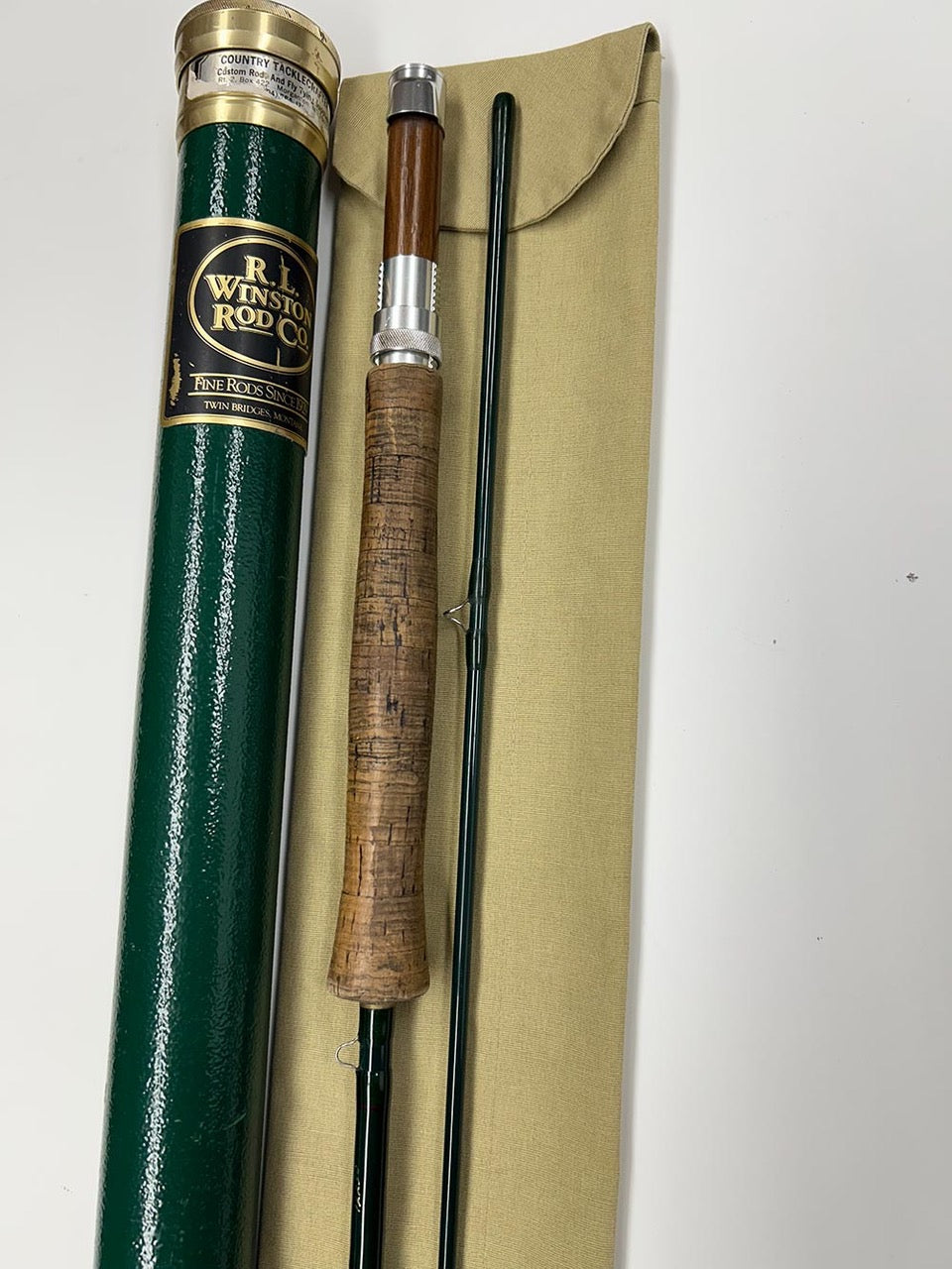 Winston Pre IM6 8 1/2' #6 (2) pc Fly Rod . Serial # 12230 Silver Trophy Cup Logo