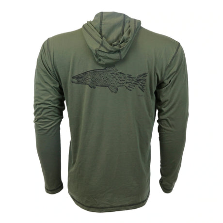 Rep Your Water Brown Snacks Merino Blend Sun Hoodie image 0