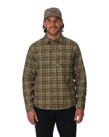 Simms Coldweather Flannel Shacket Schooner Plaid