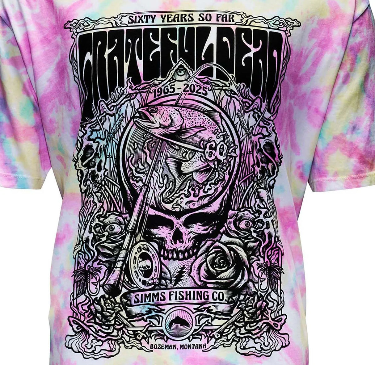 Simms Men's Grateful Dead T-Shirt Fountain Print