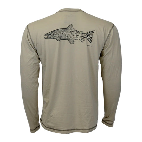 Rep Your Water Brown Snacks Merino Blend Sunshirt image 0