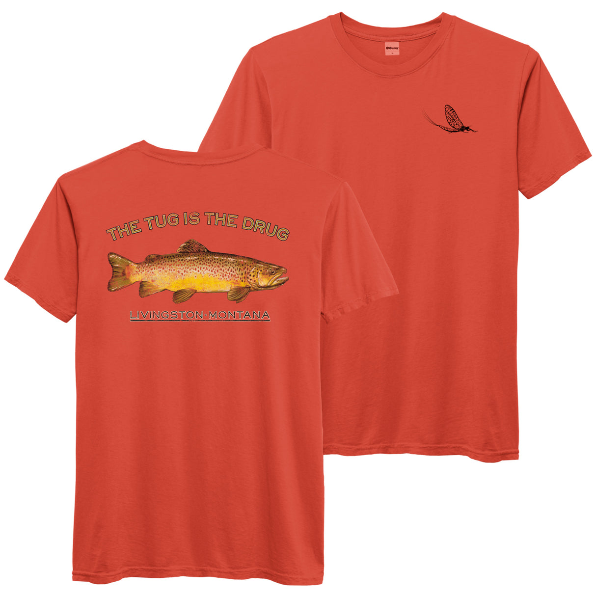 Yellowstone Angler "Tug is the drug" SS Shirt w/ Mayfly Logo