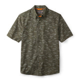 Orvis Tech Chambray Short-Sleeve Work Shirt with Yellowstone Angler Logo M's