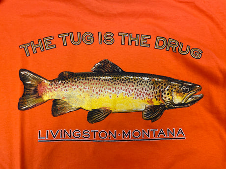 Yellowstone Angler The Tug is the Drug T-Shirt image 3