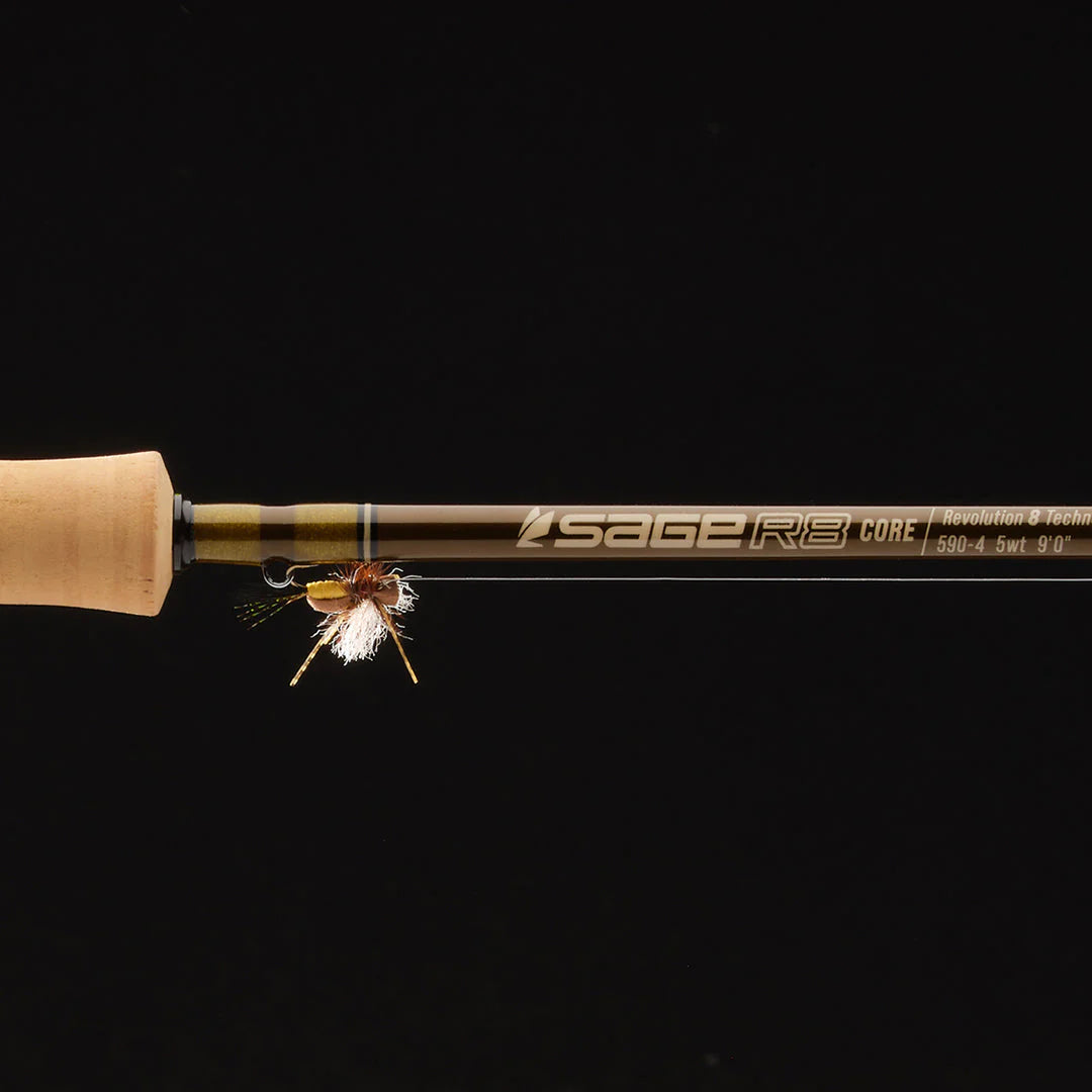 Sage R8 Core Fly Rod Front Range Olive image 0