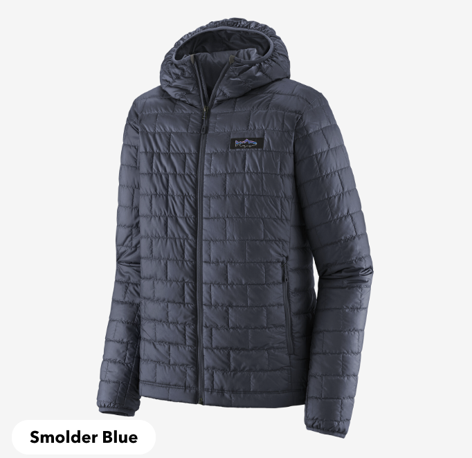 Patagonia Men's Nano Puff Fitz Roy Trout Hoody image 0