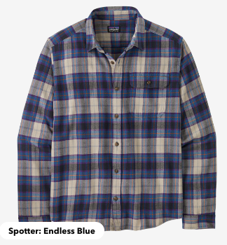Patagonia Men's Long-Sleeved Lightweight Fjord Flannel Shirt image