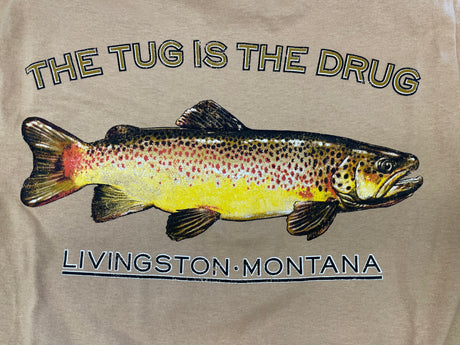 Yellowstone Angler The Tug is the Drug T-Shirt image 2