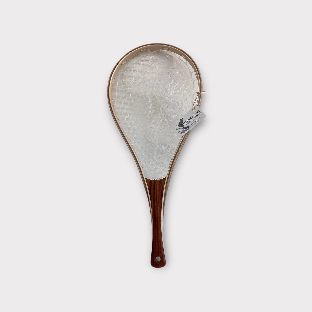 Osprey wooden landing net "Firehole" made from Rosewood image 0