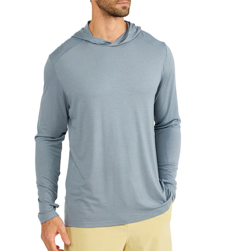 Free Fly Men's Shade Bamboo Hoodie with YA Logo image 1