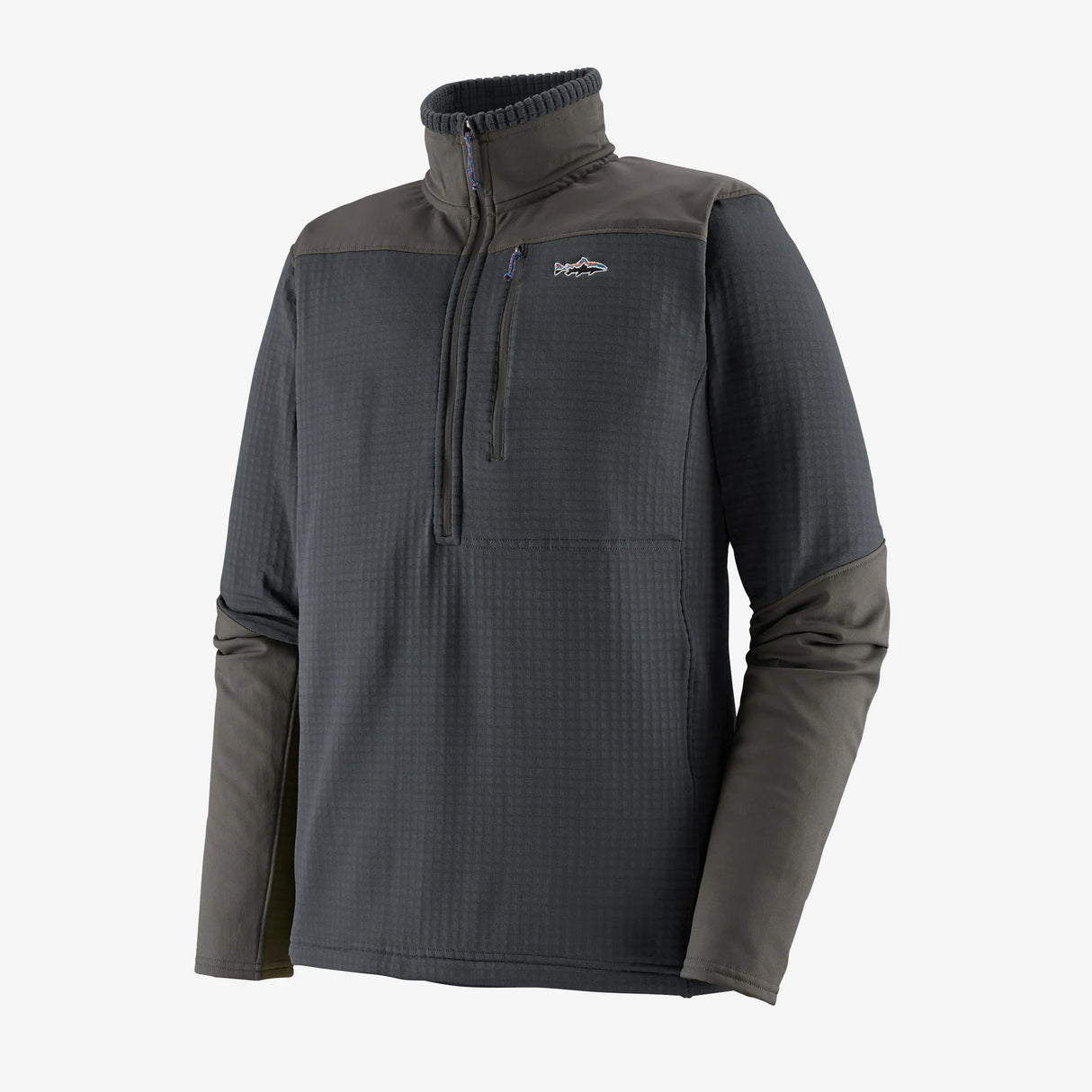 Patagonia Men's Long-Sleeved R1 Fitz-Roy 1/4 Zip image 0