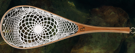 Blue Ribbon Net Beaverhead-Large Ash/Cherry Standard Handle AquaFade Ultralight Net image 0