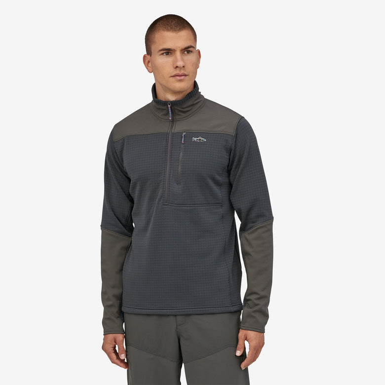 Patagonia Men's Long-Sleeved R1 Fitz-Roy 1/4 Zip image 1