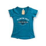 Yellowstone Angler Mountains Women's T-Shirt image 0