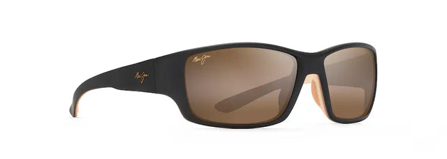 Maui Jim Local Kine Matte Dark Transparent Brown with Tan and Cream image 0