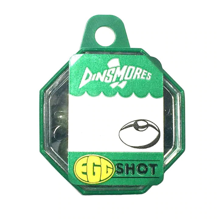 Dinsmores Size 1 Split Shot – Egg-Shaped Sinkers With Green Cushion Coating, 0.3g, Single Shot Dispenser