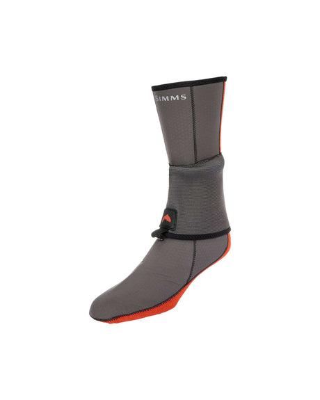 Simms Flyweight Neoprene Wet Wading Sock "Pewter" image 0