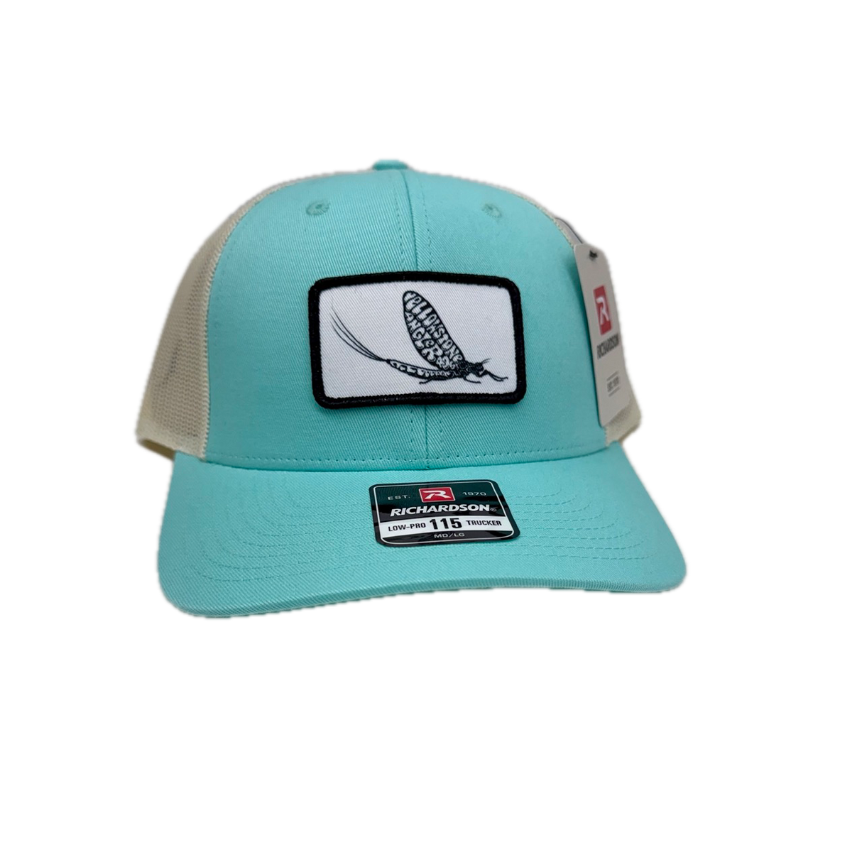 Yellowstone Angler Mayfly Logo Hat - Aruba/Birch