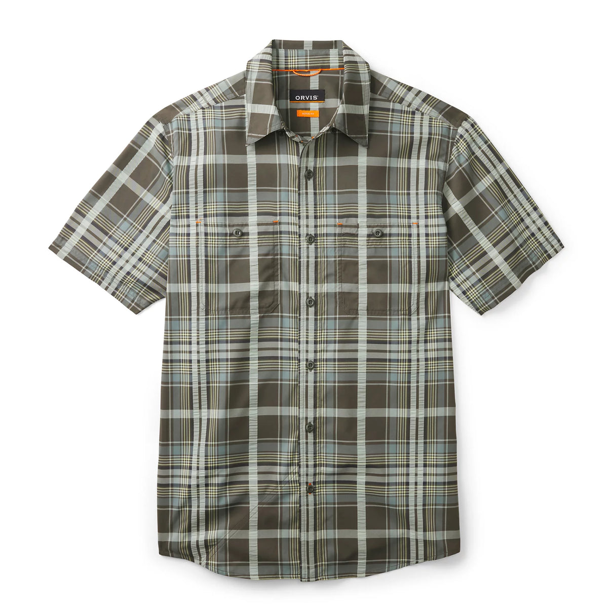 Orvis Angler Short-Sleeve Work Shirt with Yellowstone Angler Logo M's