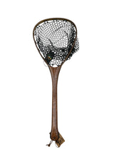 Driftless Handmade Wood Landing Net "Mid Length" #232 Quilted Sapele