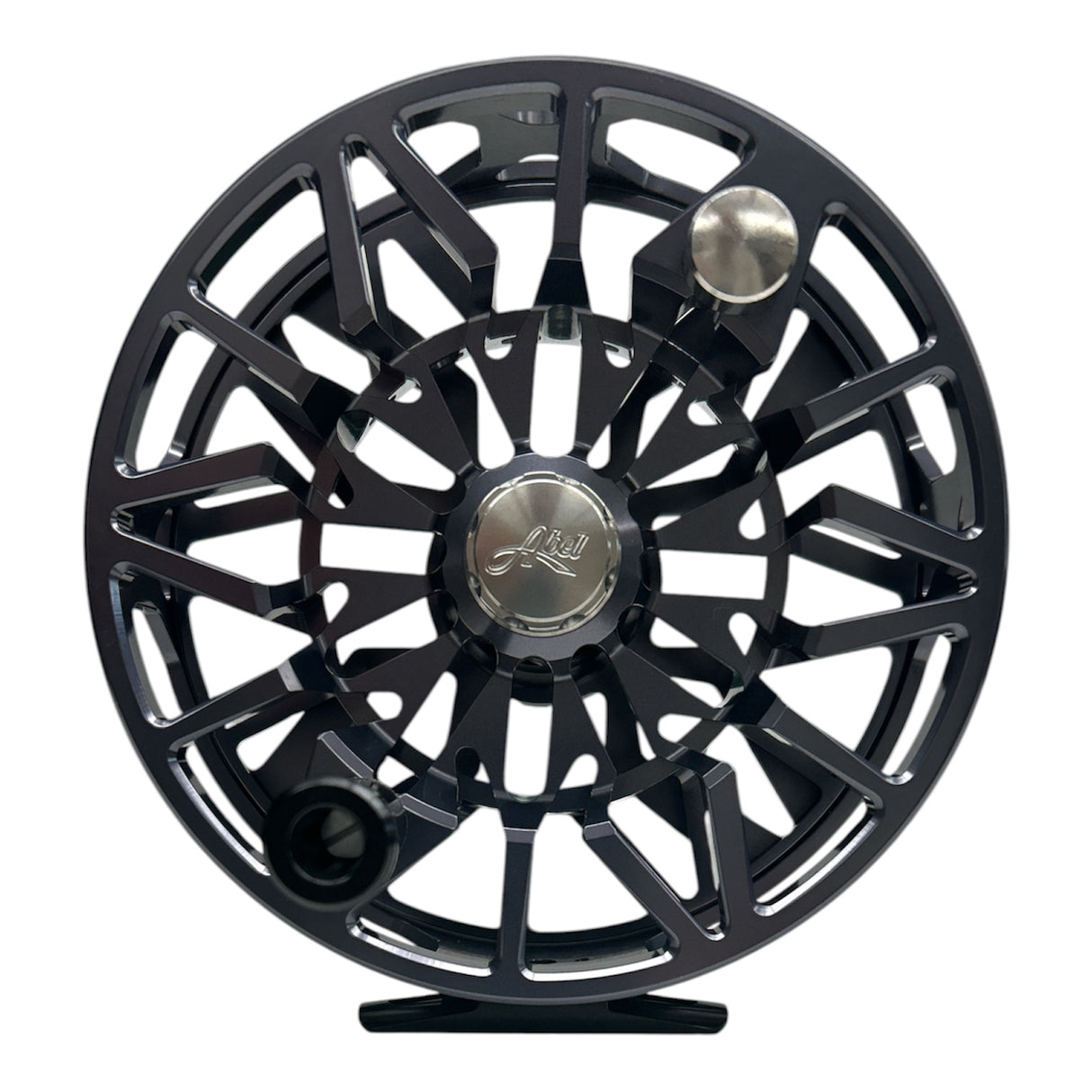 Abel SDX Reel - Ported 12/14 - Slate Gray with Slate Gray Drag Knob and Black Handle