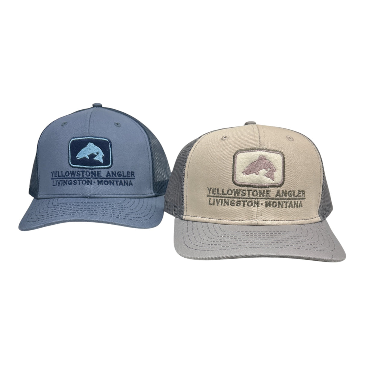 Yellowstone Angler Zone Trucker YA Trout Icon Logo Hat