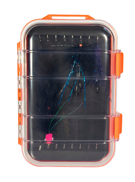 fly and tackle box lefroy Double Sided w/Swing Leaf - Fly Fishing Box - Ice Fishing Jig Box - Durable Large Watertight Case - Holds Hundreds Flies This tackle box also has an ample open compartment for larger tackle storage needs. Fly Boxes - Select from