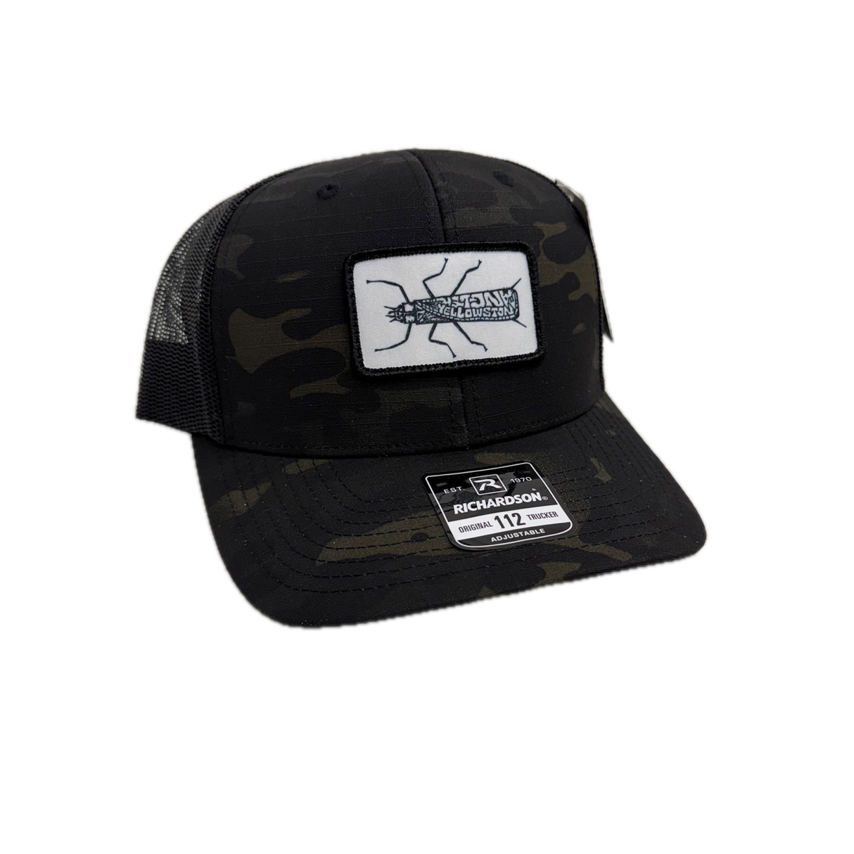 Yellowstone Angler Stonefly Logo - Multicam Black Camo/Loden