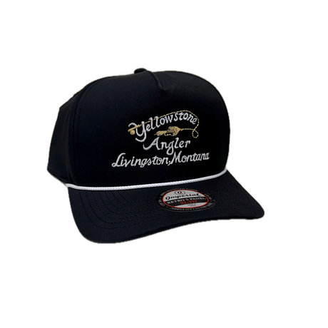 Yellowstone Angler Retro 5 Panel Logo Hat
