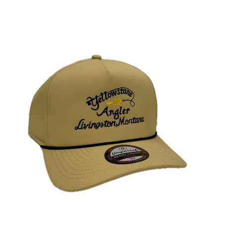 Yellowstone Angler Retro 5 Panel Logo Hat