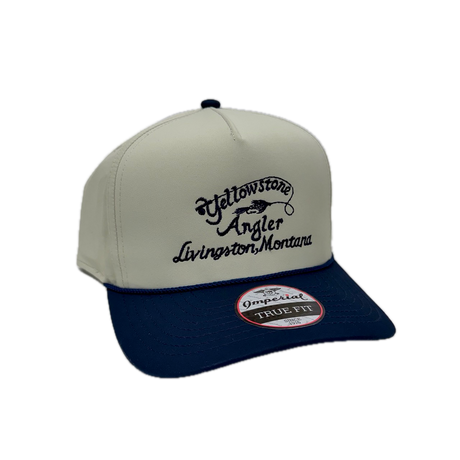 Yellowstone Angler Retro 5 Panel Logo Hat