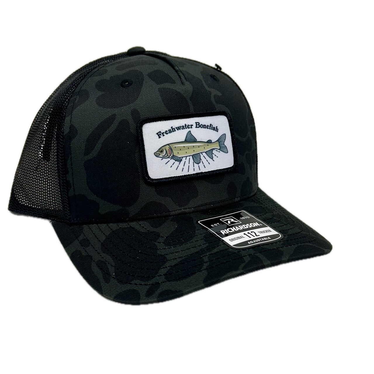Yellowstone Angler Freshwater Bonefish Logo Hat - Sable DC/Black