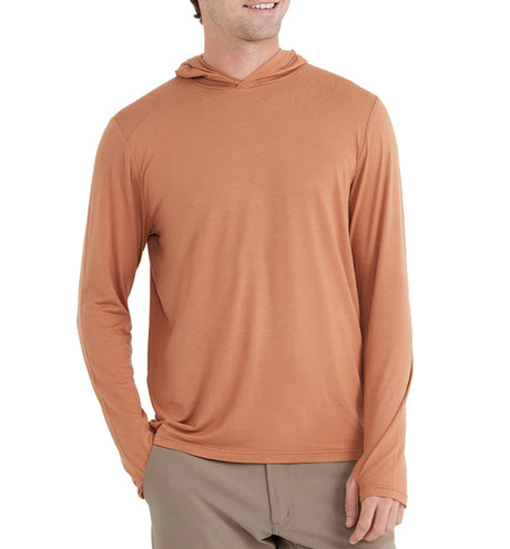 Free Fly Men's Shade Bamboo Hoodie with YA Logo image 3