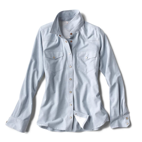 Orvis Women’s Western Breeze Tech Chambray Shirt image 0