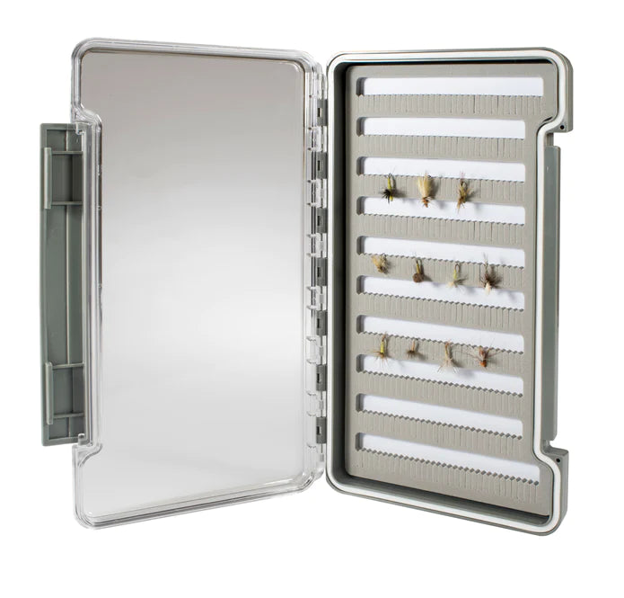 River Essentials XL Waterproof Slim Fly Box With Yellowstone Angler Logo On Cover image 0