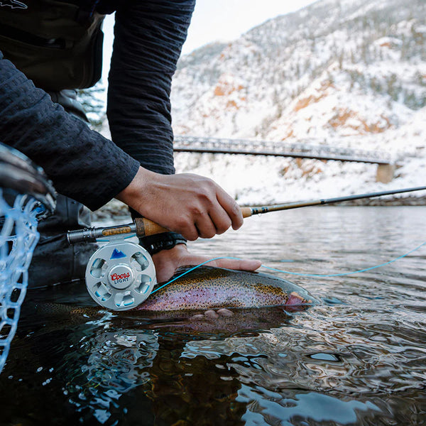 aurora cross creek fly reel Ross Cimarron When the mountains turn blue Ross Reels Coors Light Cimarron