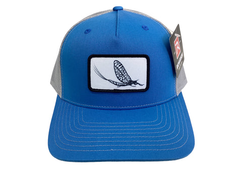 Richardson 112 Yellowstone Angler Mayfly Logo Blue And Grey image 0