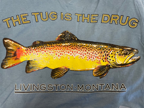 Yellowstone Angler The Tug is the Drug T-Shirt image 7