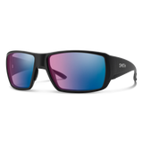 Smith Optics Guide's Choice XL Matte Black/ChromaPop Glass Polarchromic Rose Blue Mirror