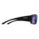 Smith Optics Guide's Choice XL Matte Black/ChromaPop Glass Polarchromic Rose Blue Mirror