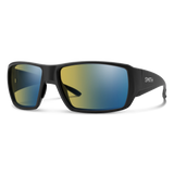 Smith Optics Guide's Choice XL Matte Black/ChromaPop Glass Polarchromic Yellow Blue Mirror