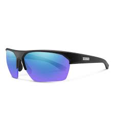 Suncloud Rival - Matte Black + Polarized Blue Mirror