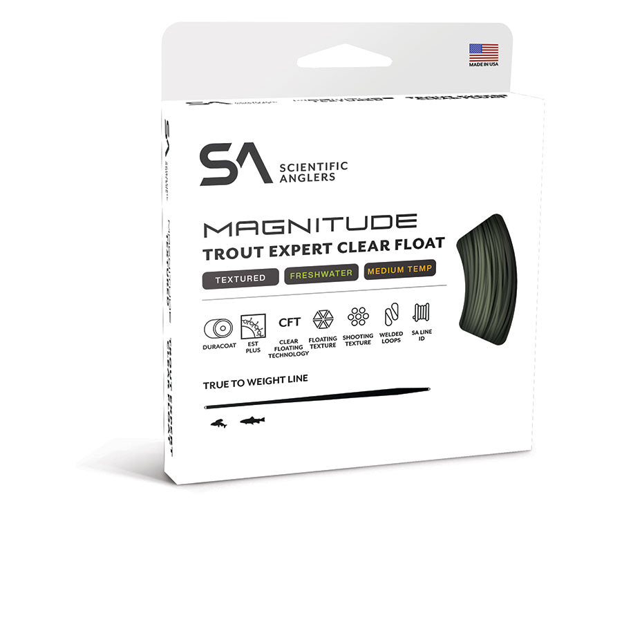 Scientific Anglers Magnitude Textured Trout Expert Clear Float Fly Line