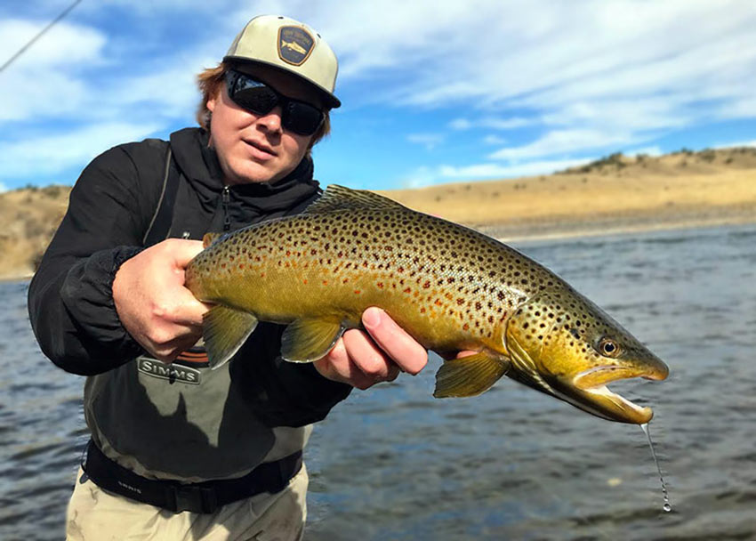 Logan Brown fly fishing 