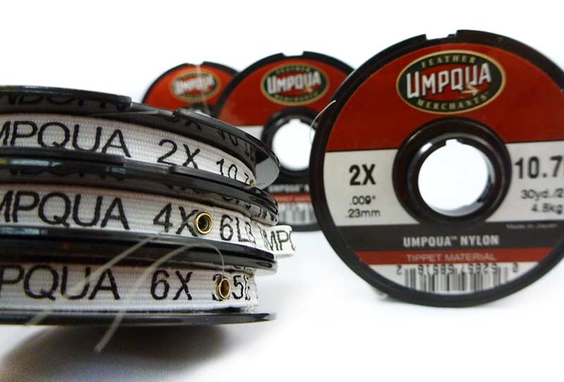12x Nylon Elastico Tippet Spool Tenders Tippet Ring Pesca a mosca Tippet 
