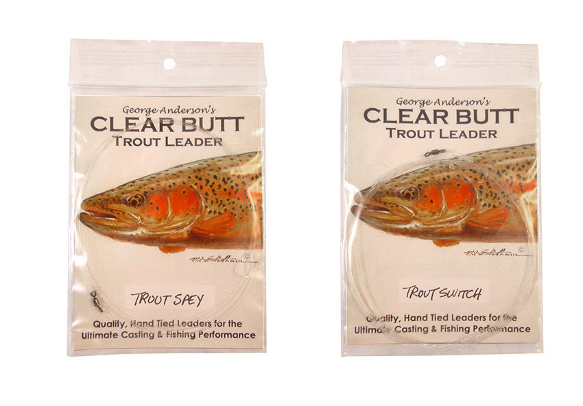 hand tied trout spey and trout switch leaders